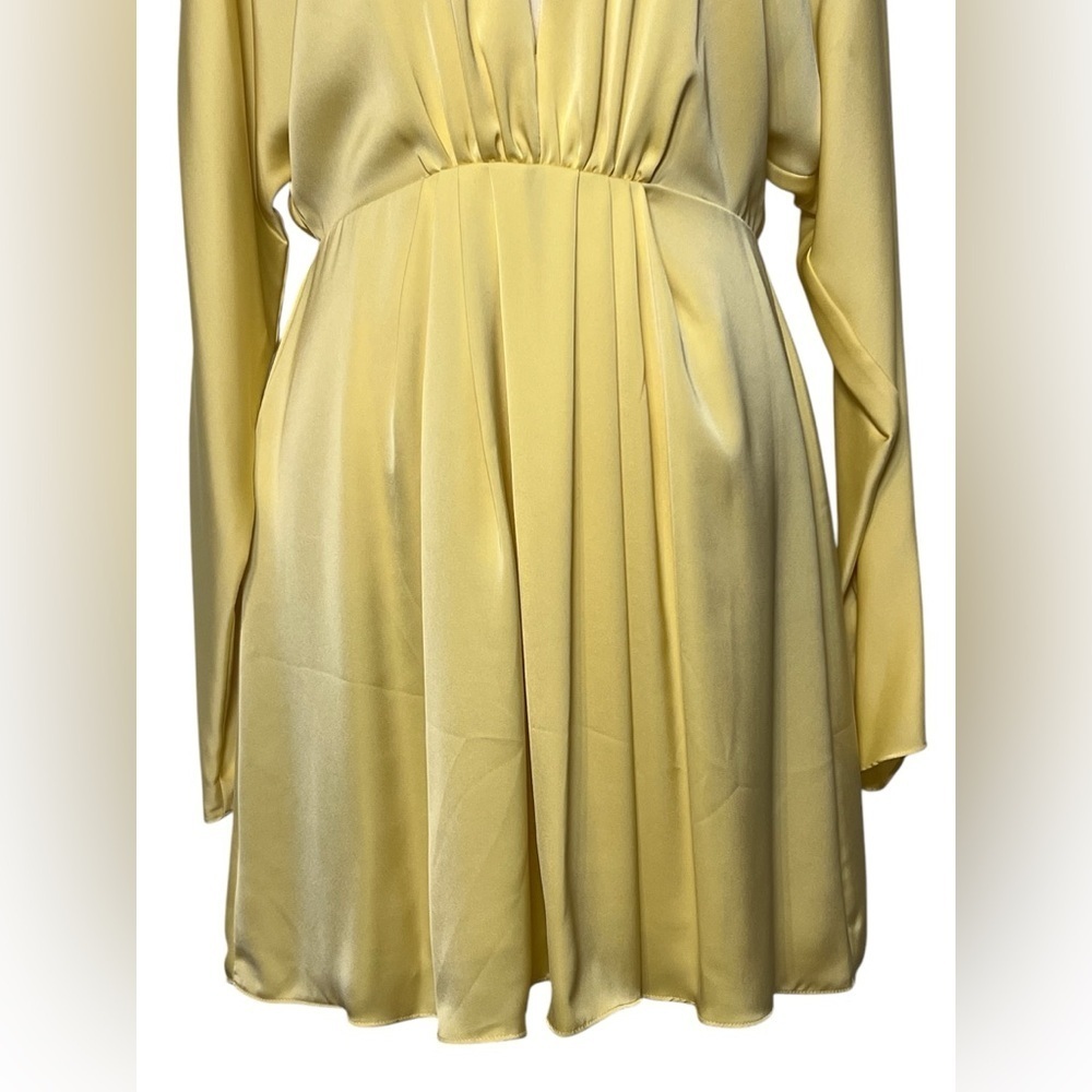 Ramy Brook new with tags women’s size size Tanya V neck mini dress in daffodil - Picture 6 of 13
